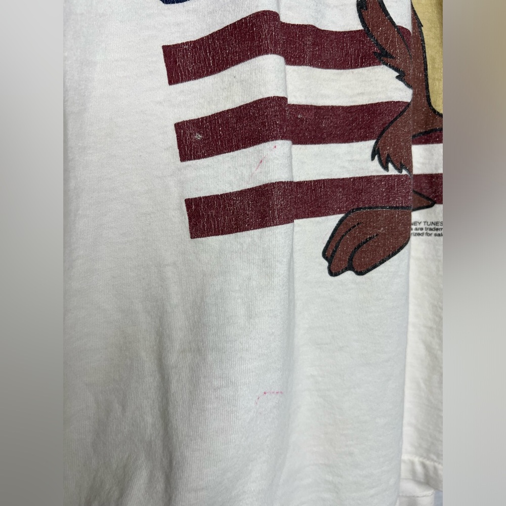 DELTA TAS THE TASMANIAN DEVIL VTG TEE TSHIRT XL USA Looney Tunes - Picture 11 of 12